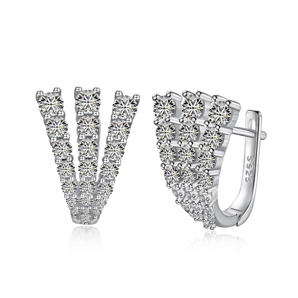 Fashion personality youth U - shaped earrings - jewelry - weilin.com