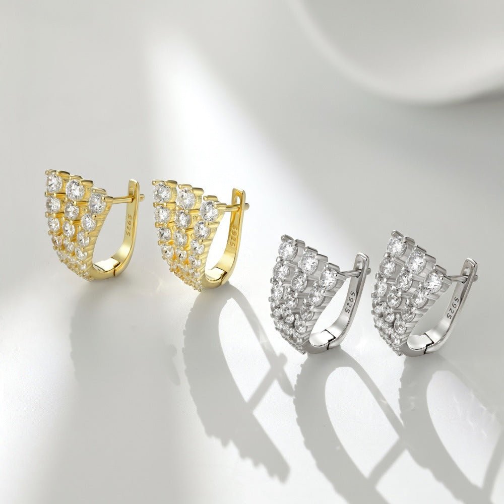 Fashion personality youth U - shaped earrings - jewelry - weilin.com
