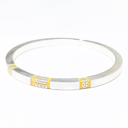 Fashionable ancient gold - painted bracelet - jewelry - weilin.com