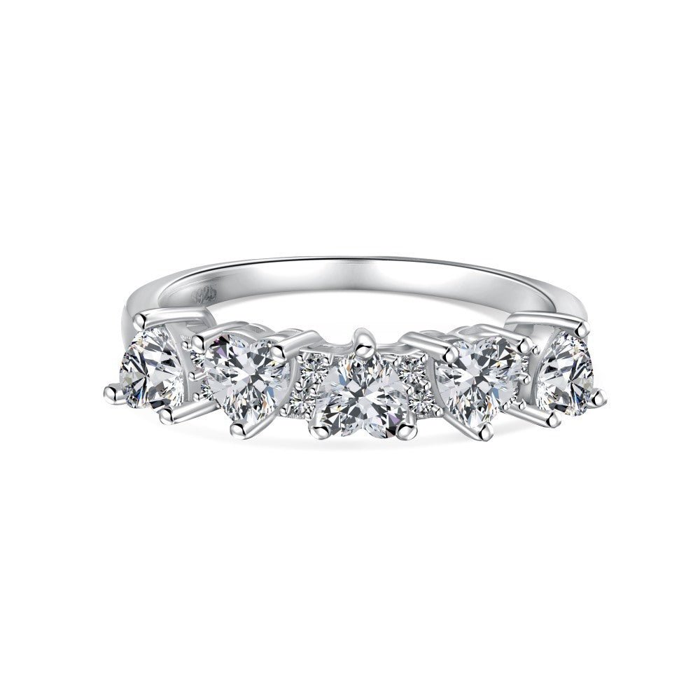 Fashionable and high - end sparkling diamond full diamond ring - jewelry - weilin.com