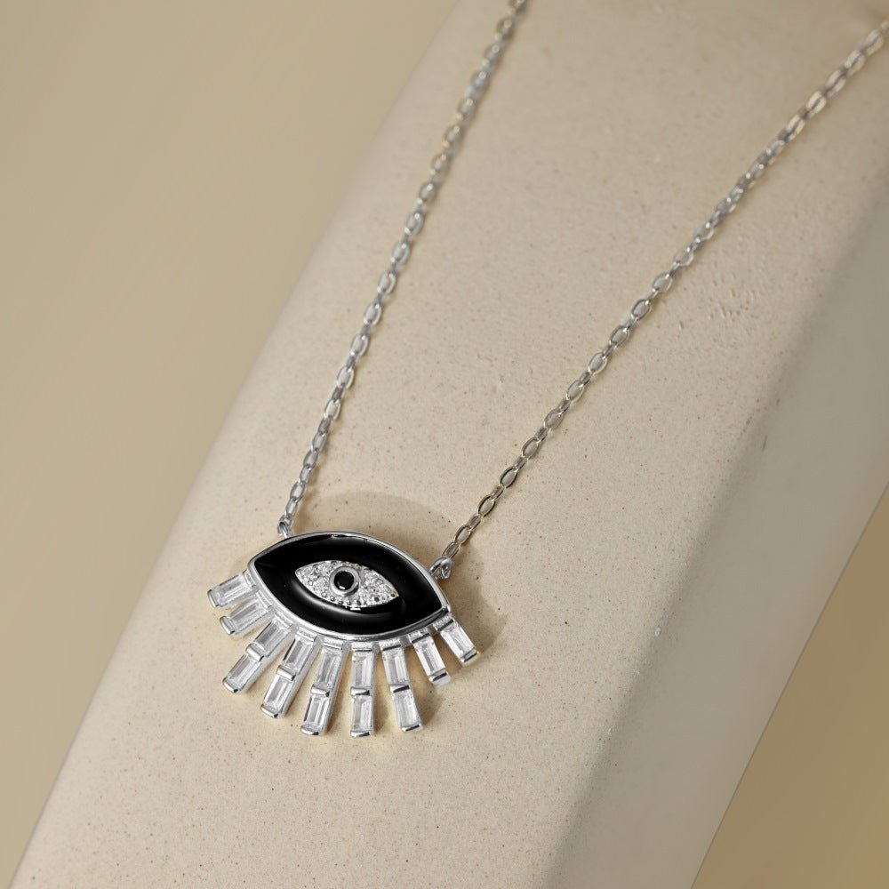 Fashionable and personalized devil eye necklace - jewelry - weilin.com