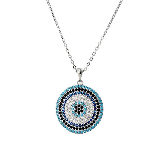 Fashionable and unique devil eye necklace - jewelry - weilin.com
