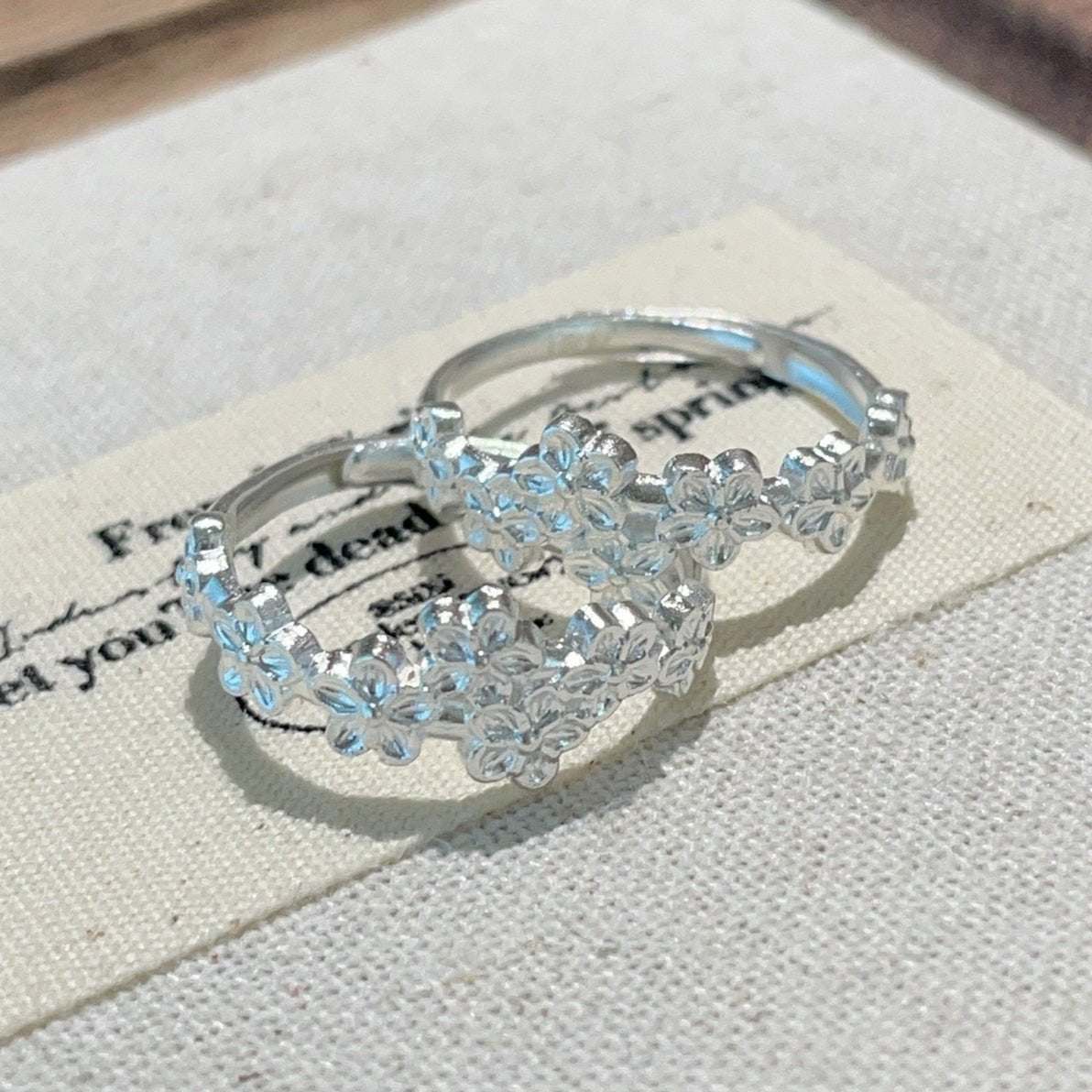 Fashionable loose sterling silver ring - jewelry - weilin.com