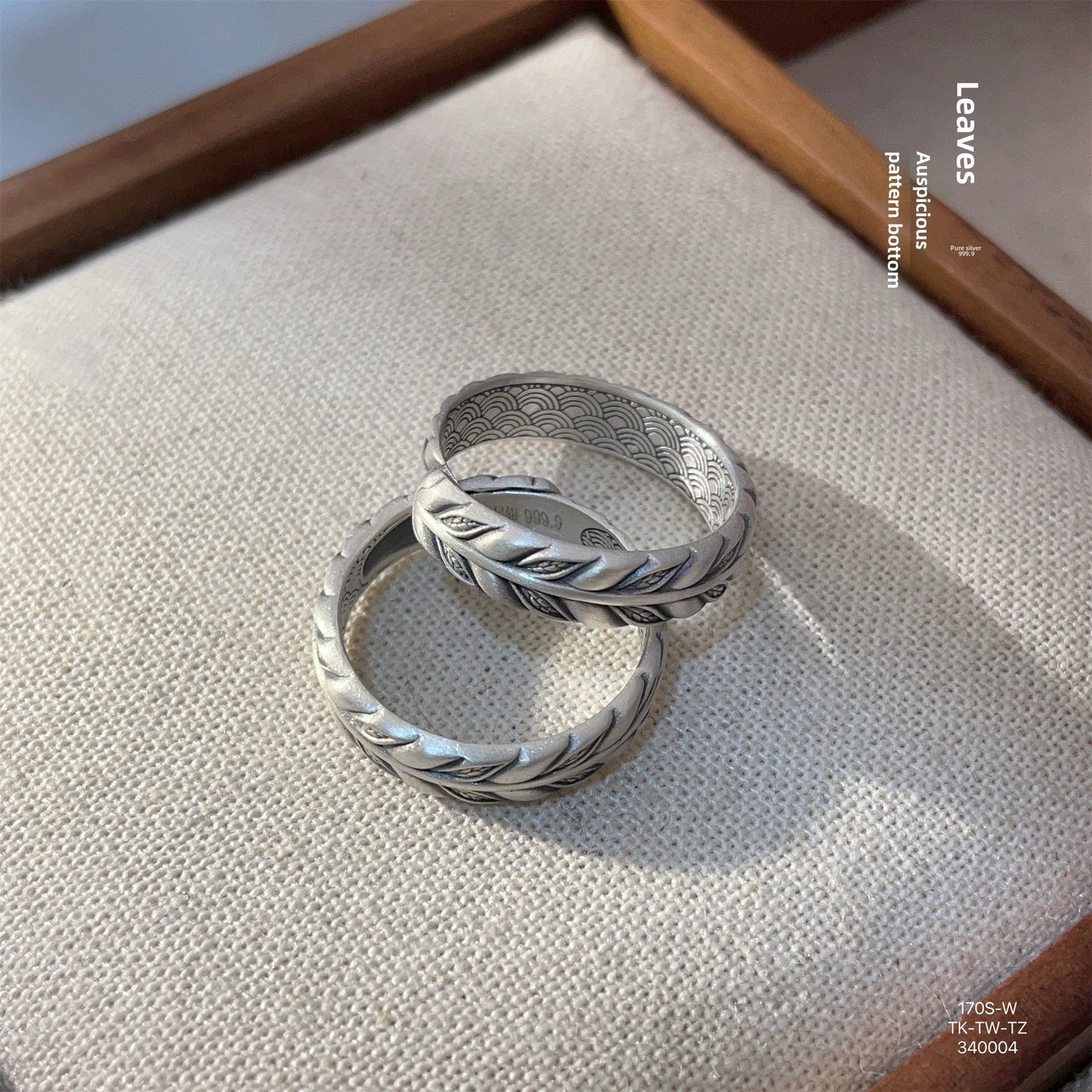 Fashionable loose sterling silver ring - jewelry - weilin.com