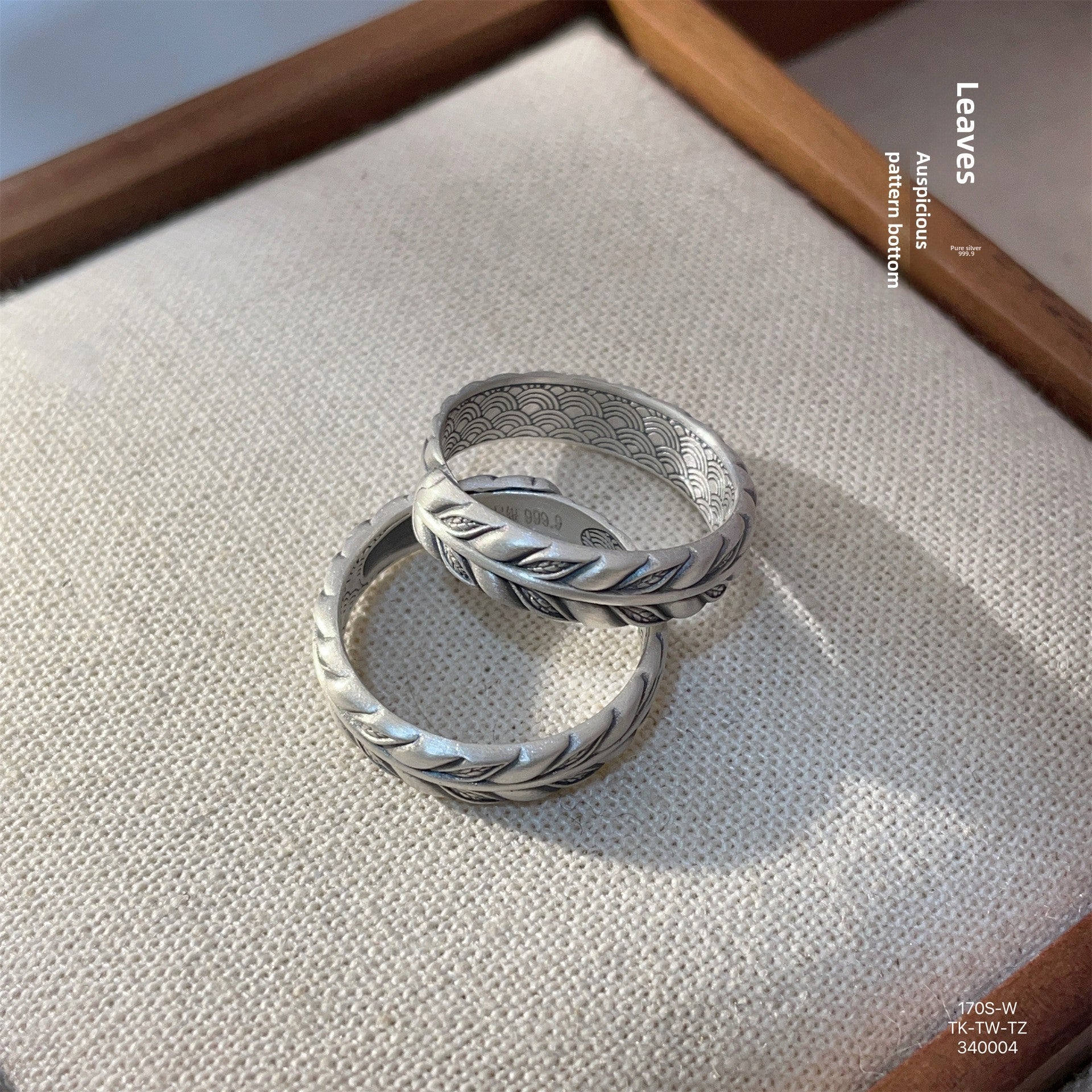 Fashionable loose sterling silver ring - jewelry - weilin.com