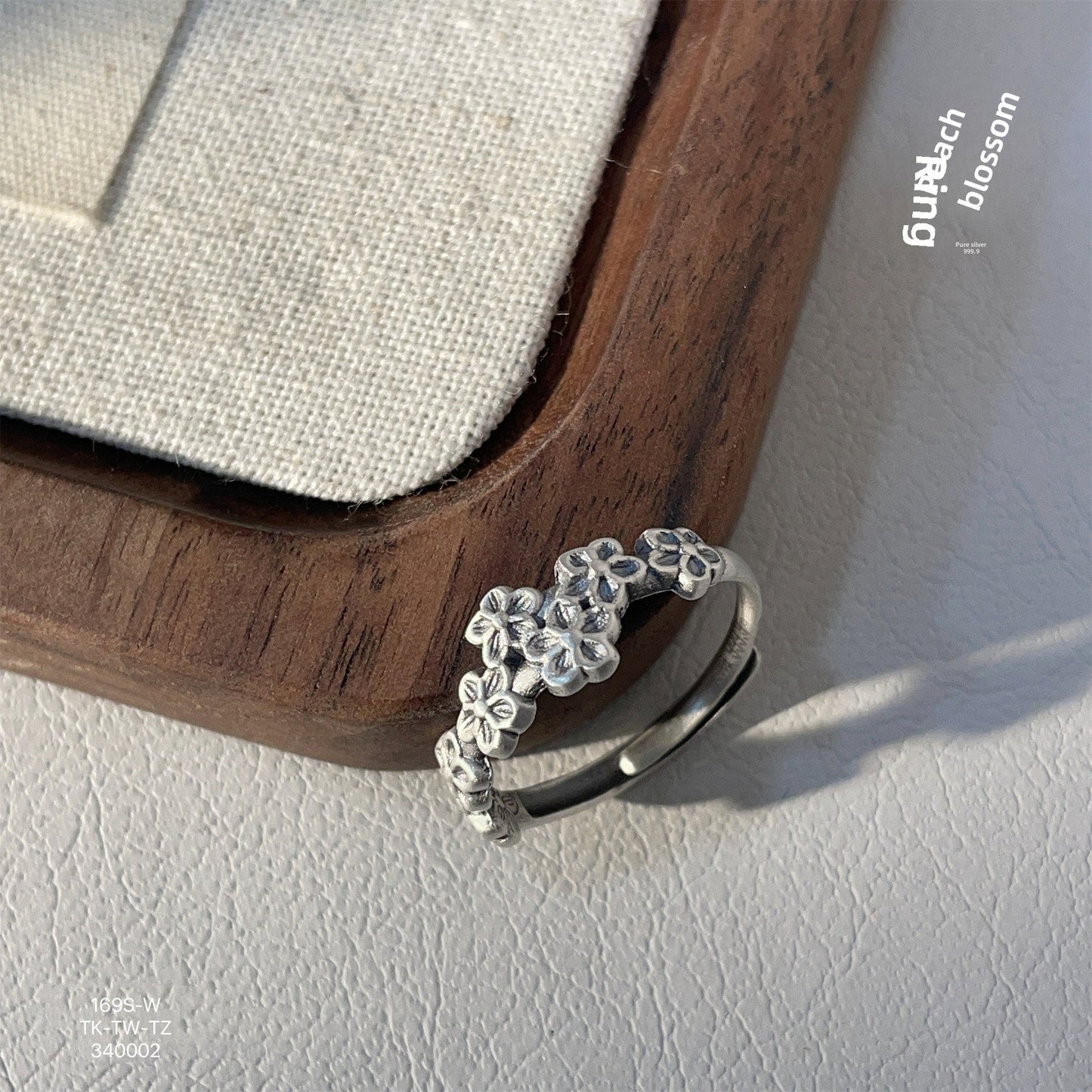 Fashionable loose sterling silver ring - jewelry - weilin.com