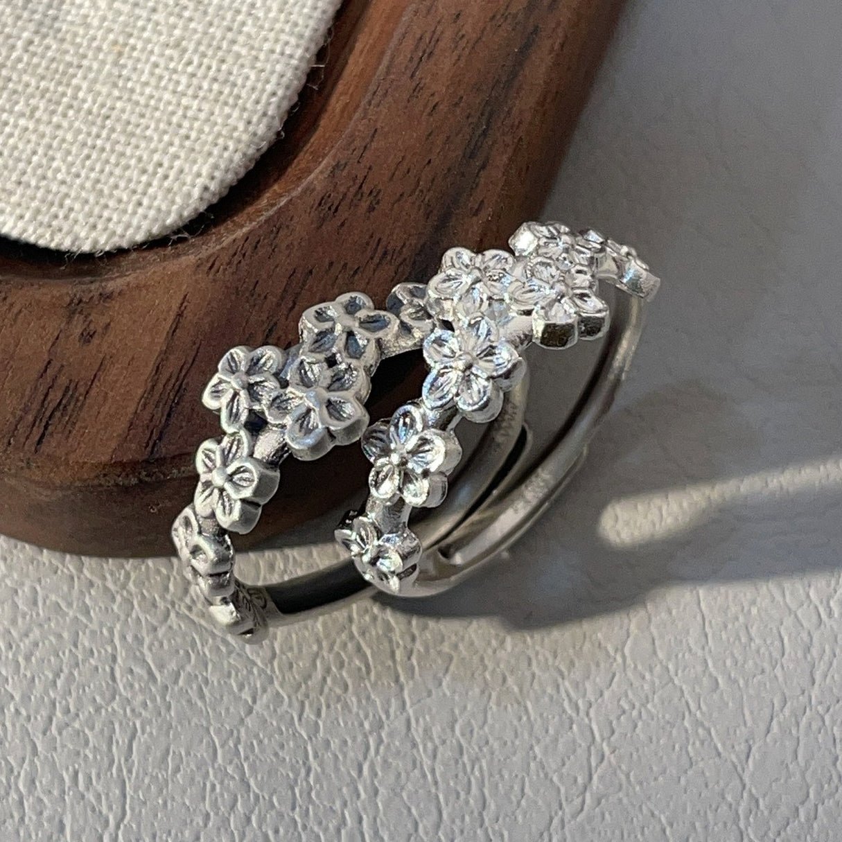 Fashionable loose sterling silver ring - jewelry - weilin.com