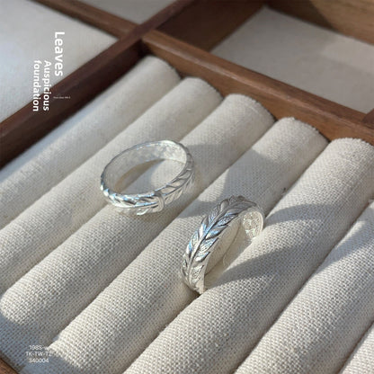 Fashionable loose sterling silver ring - jewelry - weilin.com