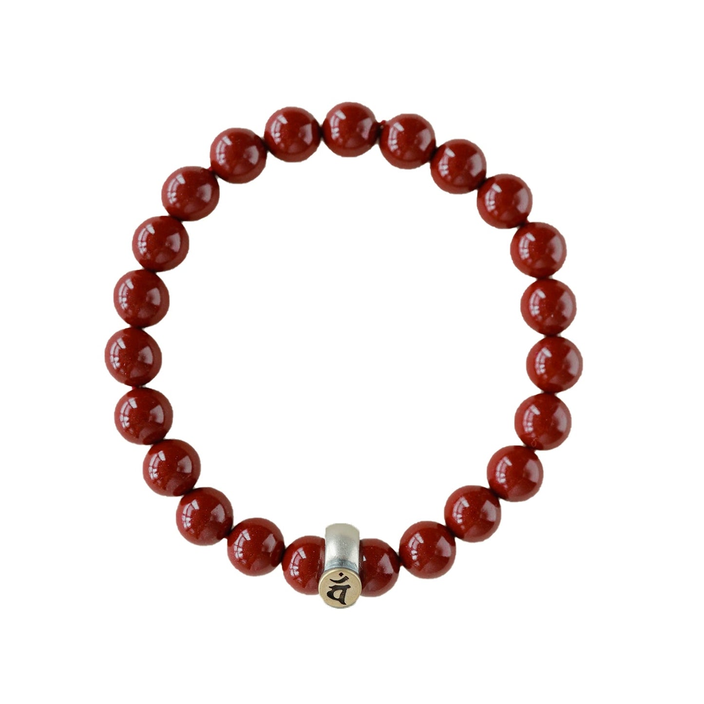 Fashionable new Chinese style cinnabar purple gold sand twelve zodiac sterling silver birth year bracelet - jewelry - weilin.com
