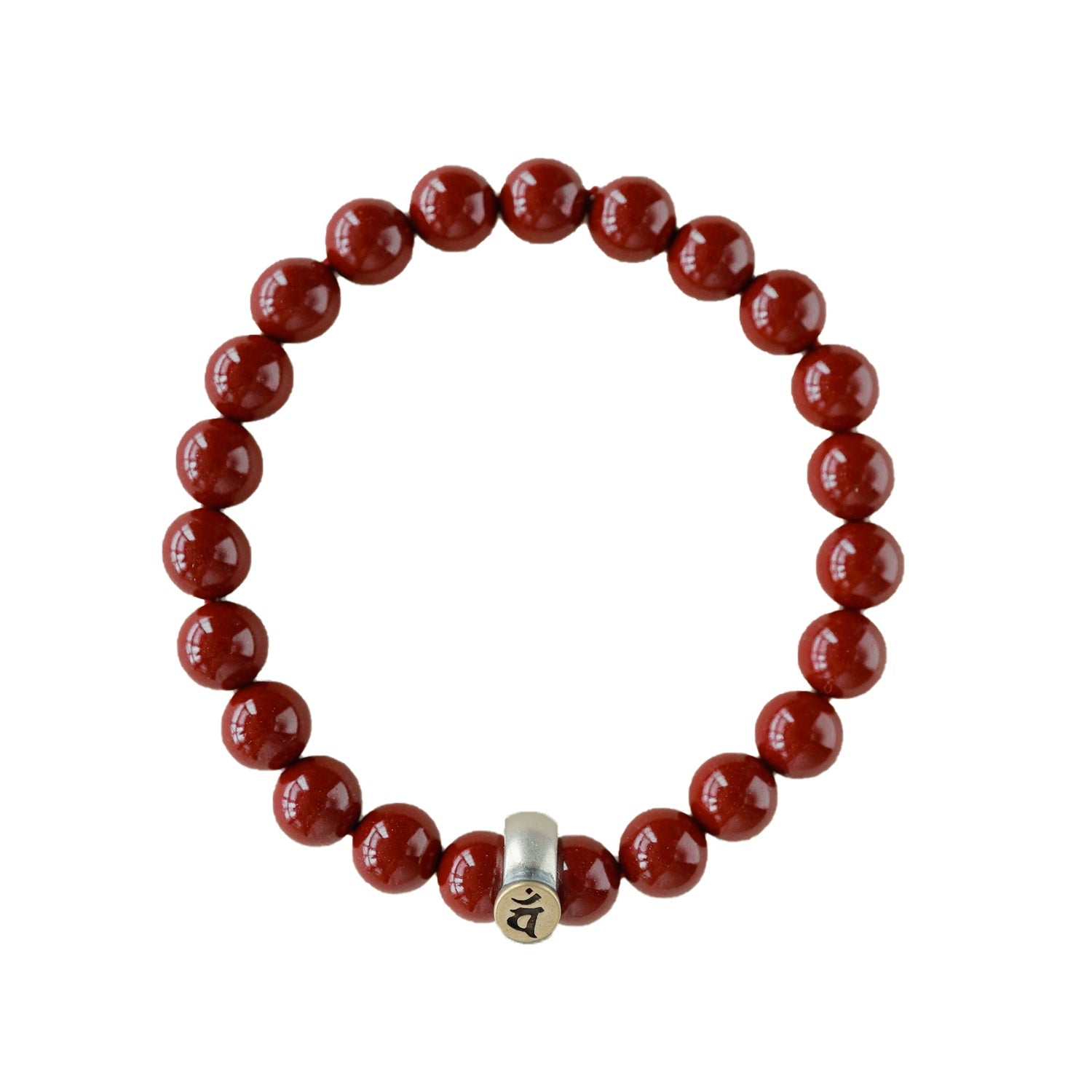 Fashionable new Chinese style cinnabar purple gold sand twelve zodiac sterling silver birth year bracelet - jewelry - weilin.com