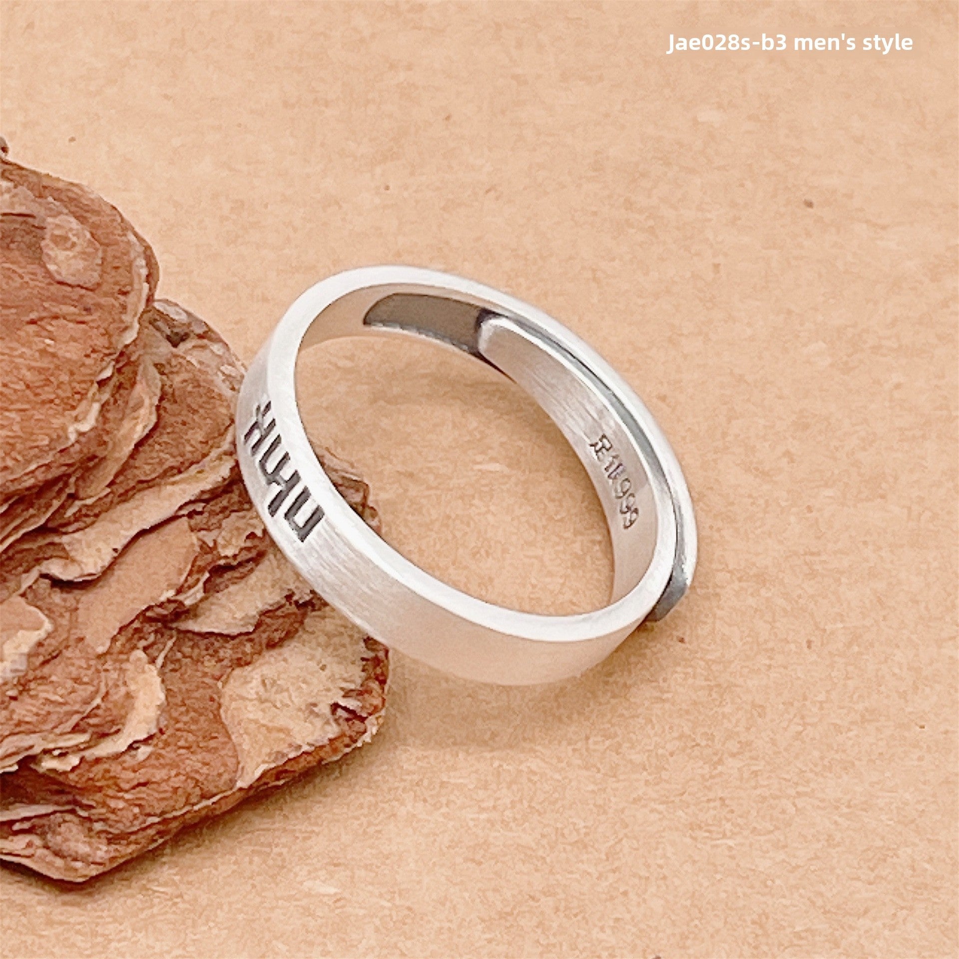 Fashionable sterling silver couple rings - jewelry - weilin.com