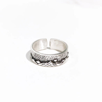 Fashionable sterling silver couple rings - jewelry - weilin.com