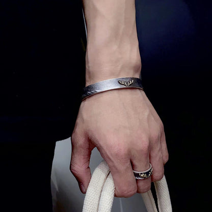 Fashionable sterling silver couple rings - jewelry - weilin.com