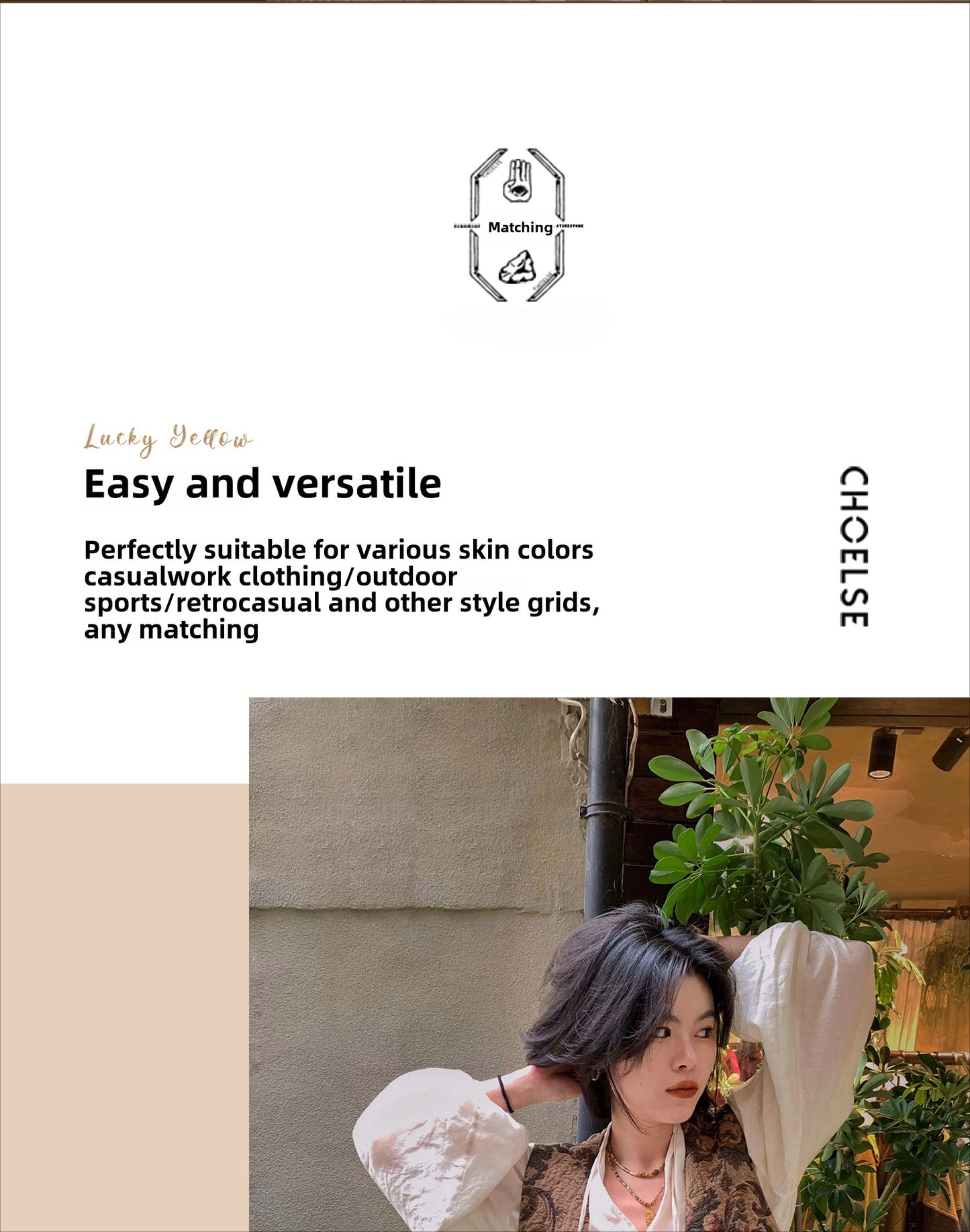 Golden wheat harvest necklace