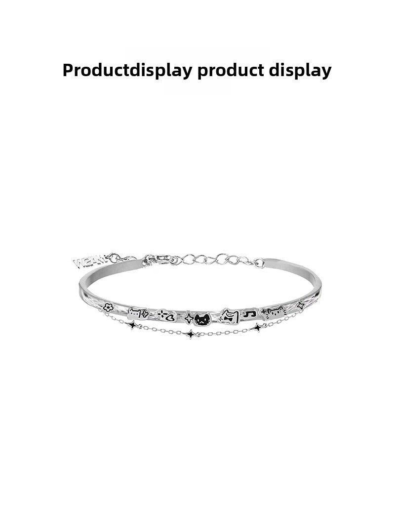 Cat doodle bracelet