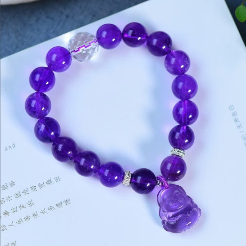 Natural Uruguayan Amethyst Bracelet