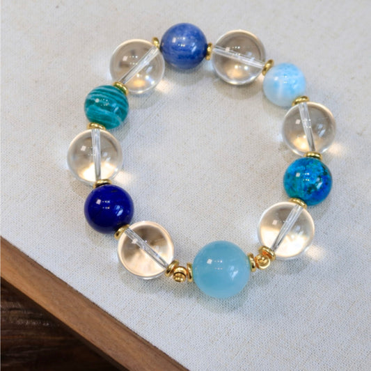 Natural White Crystal Bracelet
