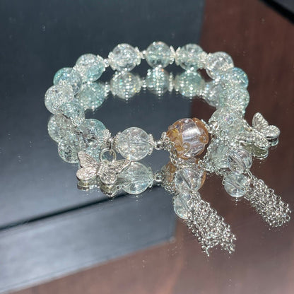 Forest Fairy Sweet Glass Bracelet - jewelry - weilin.com
