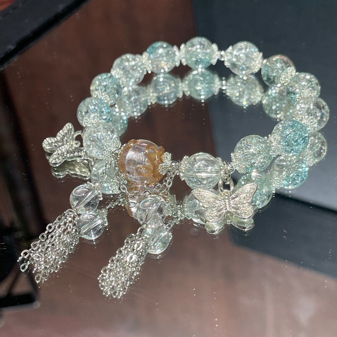 Forest Fairy Sweet Glass Bracelet - jewelry - weilin.com
