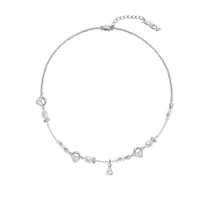 Freshwater pearl long pendant necklace - jewelry - weilin.com