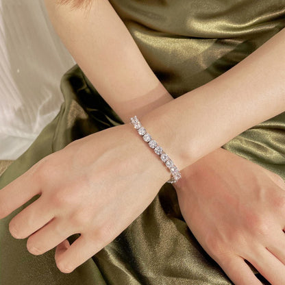 Full row zircon bracelet - jewelry - weilin.com