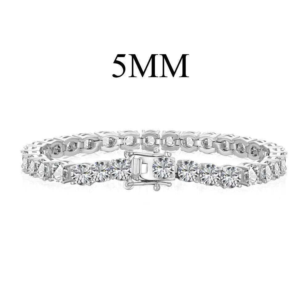 Full row zircon bracelet - jewelry - weilin.com