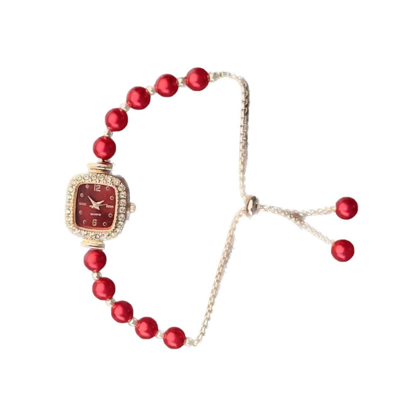 Girls Pearl Watch - jewelry - weilin.com