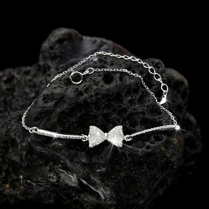 Girls youth sunshine cute design bow bracelet - jewelry - weilin.com