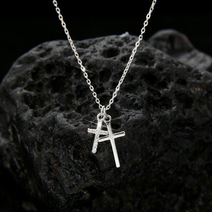 Gold Plated Faith Cross Pendant Necklace Women's Jewelry - jewelry - weilin.com