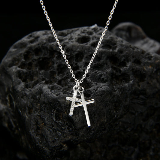 Gold Plated Faith Cross Pendant Necklace Women's Jewelry - jewelry - weilin.com