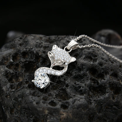 High - end design, smart and sexy fox pendant necklace - jewelry - weilin.com