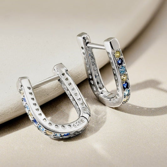 High - end design U - shaped earrings - jewelry - weilin.com