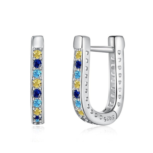 High - end design U - shaped earrings - jewelry - weilin.com
