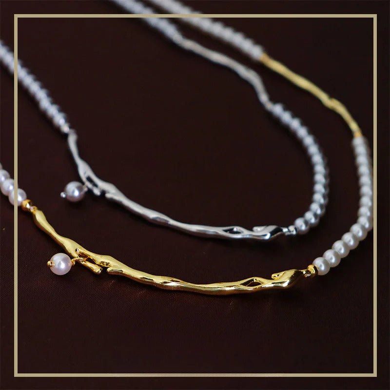 High - end elegant vintage pearl beaded necklace - jewelry - weilin.com