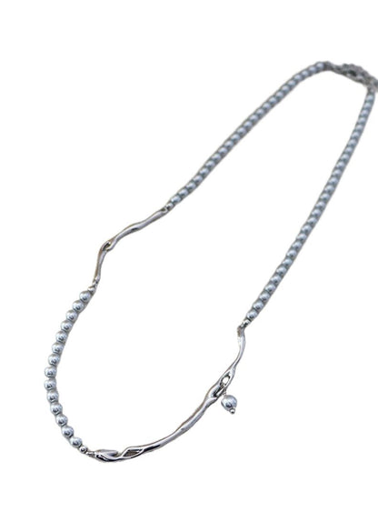 High - end elegant vintage pearl beaded necklace - jewelry - weilin.com