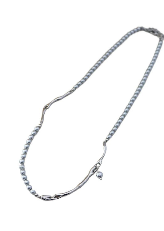 High - end elegant vintage pearl beaded necklace - jewelry - weilin.com