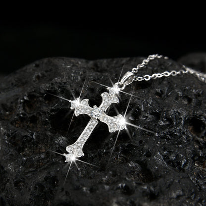 High - end faith cross pendant necklace for men and women - jewelry - weilin.com