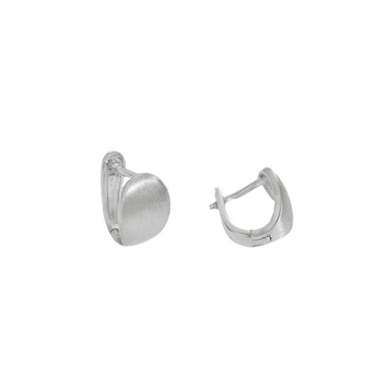 High - end semi - arc U - shaped brushed earrings - jewelry - weilin.com