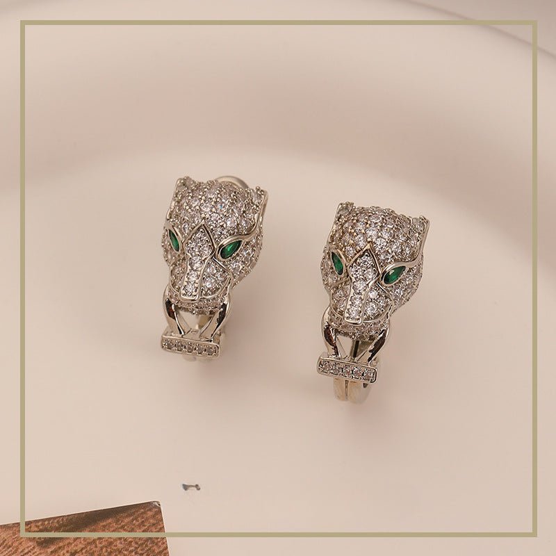 High - grade exquisite zircon animal earrings - jewelry - weilin.com