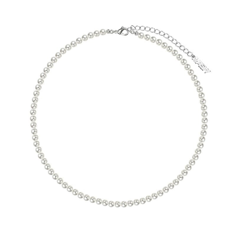 Highlight gray pearl necklace - jewelry - weilin.com