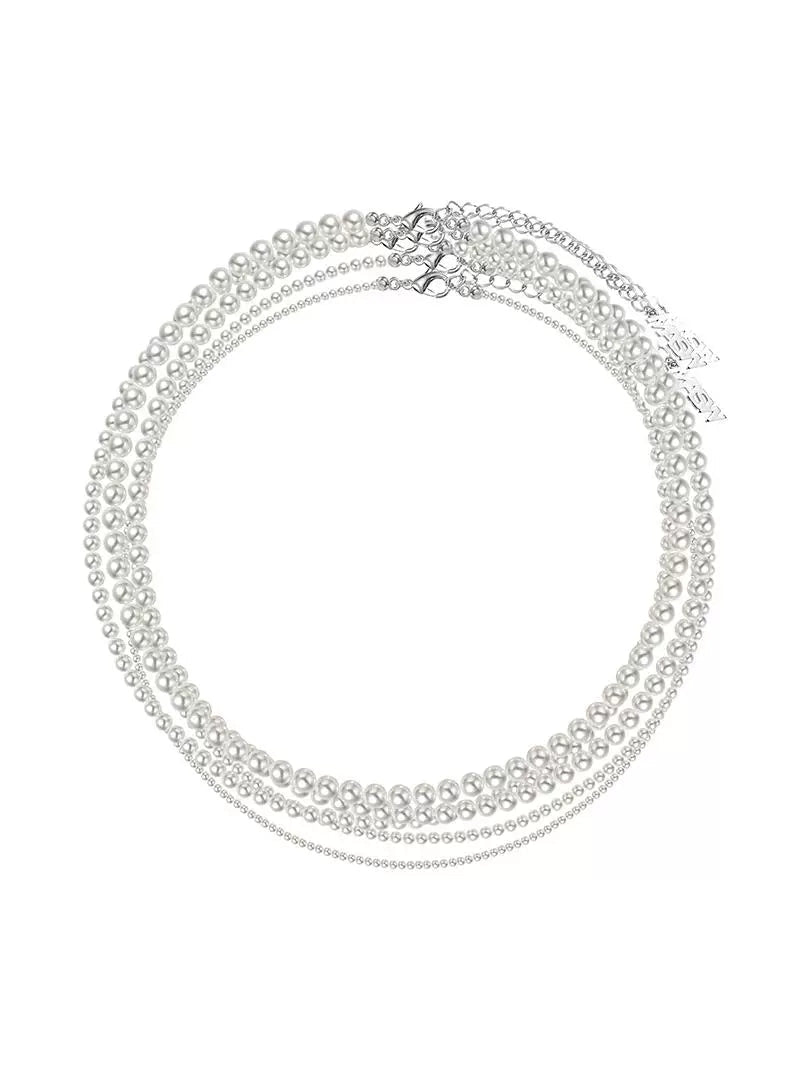 Highlight gray pearl necklace - jewelry - weilin.com