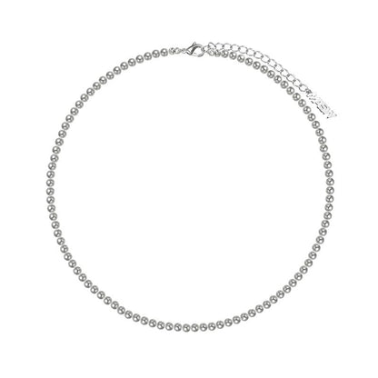 Highlight gray pearl necklace - jewelry - weilin.com