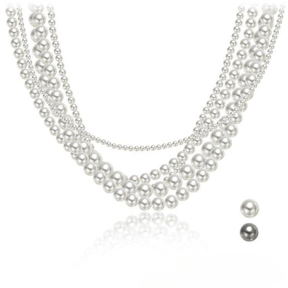 Highlight gray pearl necklace - jewelry - weilin.com