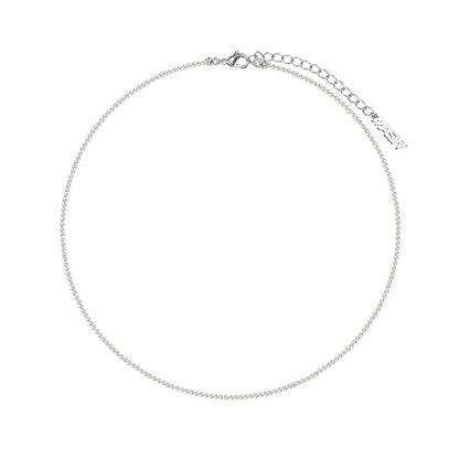 Highlight gray pearl necklace - jewelry - weilin.com