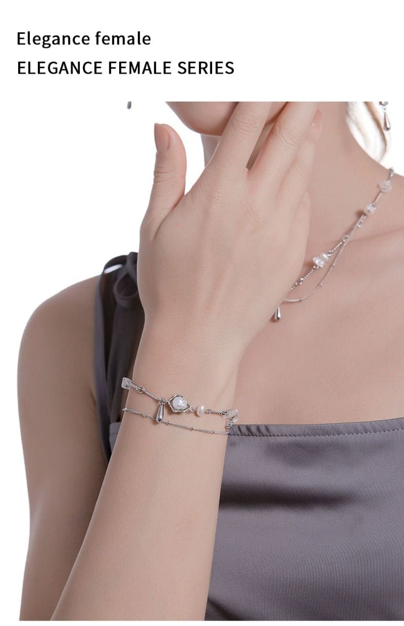 Irregular pearl bracelet - jewelry - weilin.com