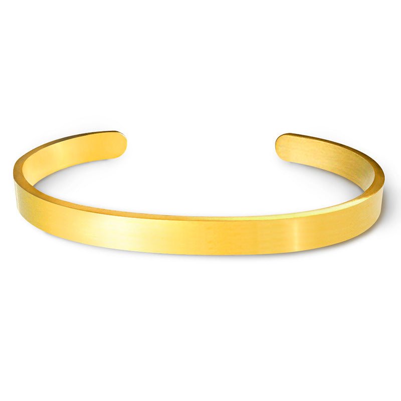 Laser Engraving Metal Bracelet - jewelry - weilin.com