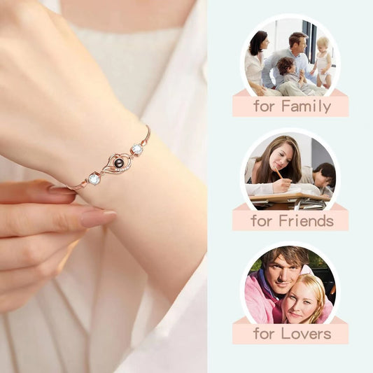 Love photo projection bracelet - jewelry - weilin.com
