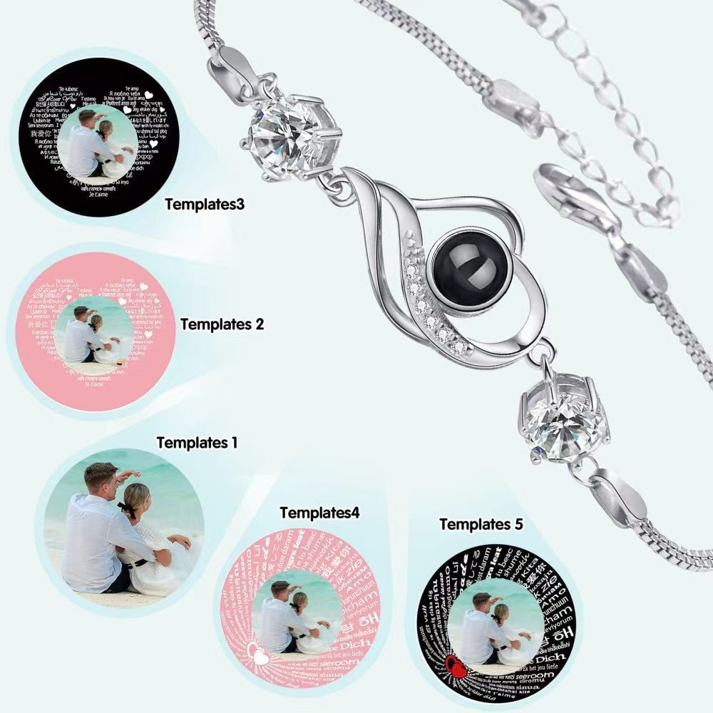 Love photo projection bracelet - jewelry - weilin.com