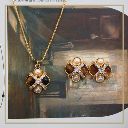 Luxury zircon necklace for women - jewelry - weilin.com