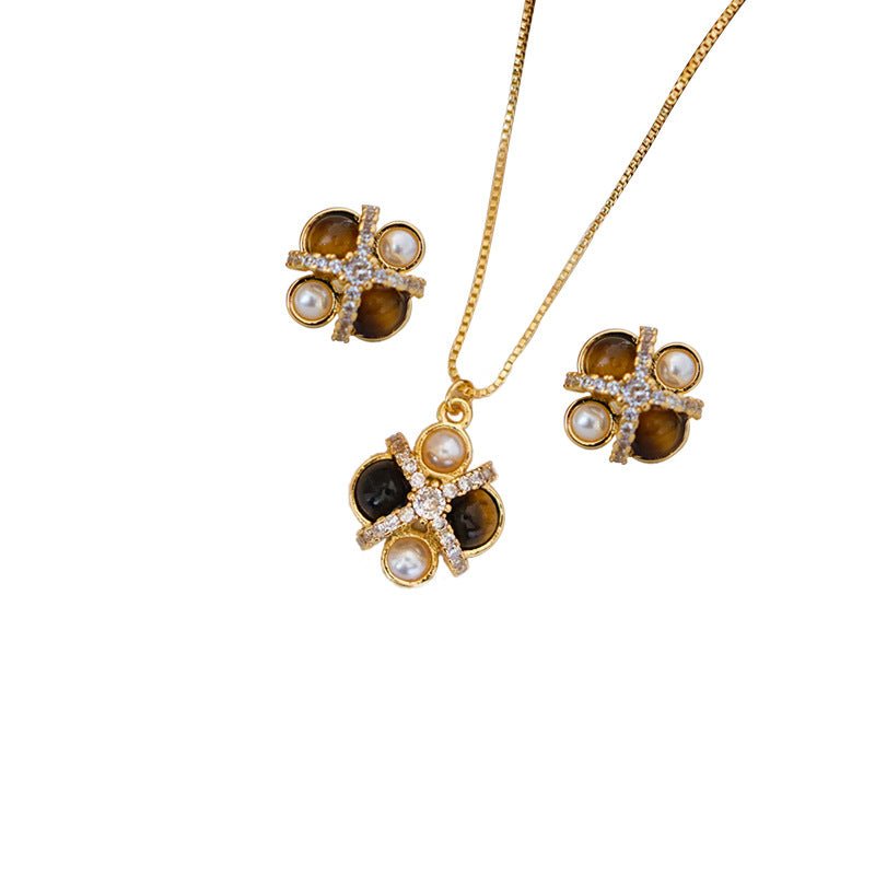 Luxury zircon necklace for women - jewelry - weilin.com